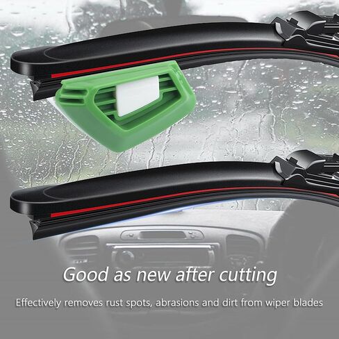 شفرات ممسحة الزجاج الأمامي للسيارة، أداة إعادة تصميم شفرات ممسحة الزجاج الأمامي للسيارة مع إسفنجة لتنظيف شفرة ممسحة السيارة، ماسحات الزجاج الأمامي العالمية لإعادة تركيبها لشاحنة السيارة وسيارات الدفع الرباعي in Kuwait