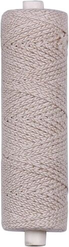 15-ply Braided Candle Wick Spool 492 Foot Cotton Candle Wick Roll Core Braided Wick for Candle Making and Candle DIY (492 FT) in Saudi Arabia