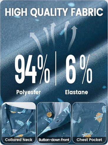 قميص هاواي من Angel Season للرجال بأكمام قصيرة وأزرار سفلية، قمصان صيفية استوائية مرحة، كاجوال لقضاء عطلات الشاطئ in Kuwait