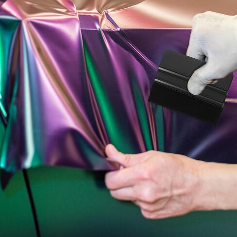 2 PCS Vinyl Squeegee Window Felt Squeegee Vinyl Wrap Tool Kit with 6 PCS Squeegee Felt Fabric Window Tint Tools Felt Squeegee Window Film Application Kit Black Car Squeegee for Glass Film Application in Saudi Arabia