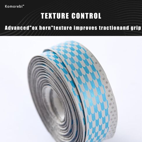 شريط قبضة مضرب بيسبول 1.75 مم | أداء مناسب لجميع الأحوال الجوية وأشرطة مضرب ناعمة وممتصة للصدمات | شريط قبضة بيسبول لاصق بالكامل ومقطع مسبقًا (رمادي) in Kuwait