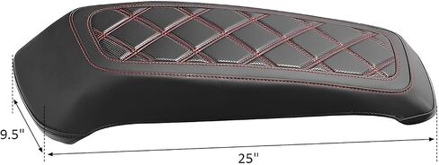 Hard Saddlebag Lid Bra/Lid Covers Fits for 2014-2023 Harley Davidson Touring, Road Glide, Electra Glide, Road King, Street Glide and Tri Glide Models (Red) in Kuwait