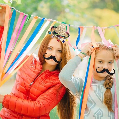 NUMJAW المكسيكي زي تاكو زي الكبار للحزب فييستا سينكو دي مايو، المكسيكي المعطف سومبريرو سيراب، قبعة مكسيكية العباءات الكبار المكسيكي هالوين ازياء الملحقات مع النظارات الشمسية والشارب in Kuwait