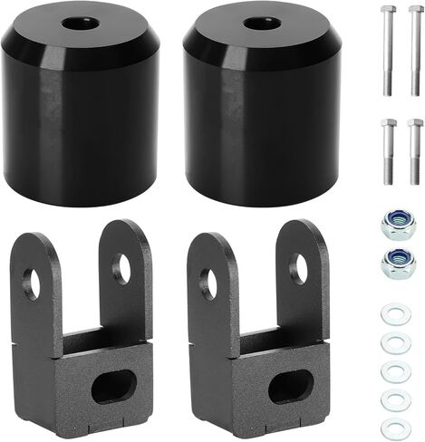 3" Front Leveling Lift Kit for 2005-2023 F250 F350(Super Duty 4WD), Raise 76.2mm Forged Aluminum Coil Spring Spacers in Saudi Arabia