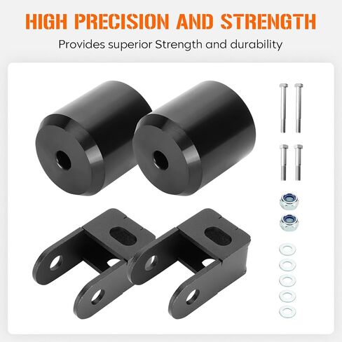 3" Front Leveling Lift Kit for 2005-2023 F250 F350(Super Duty 4WD), Raise 76.2mm Forged Aluminum Coil Spring Spacers in Saudi Arabia