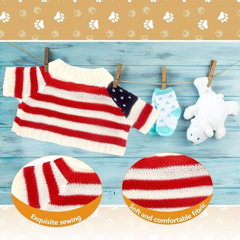 15 حزمة من ملابس الدب، ملابس الدمى، سترة بقلنسوة، قميص أبيض أساسي، تي شيرت الدب، ملابس الدب المحشوة، ملابس تناسب دمى الدب المحشوة مقاس 14-18 بوصة in Kuwait