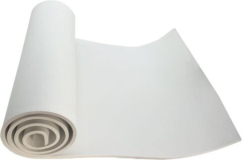 EVA Foam Roll | High Density 85kg/m3 | 5mm Thick | 48"x14" | Ideal for Cosplay, Crafts, DIY Projects (White 1pc) in Saudi Arabia