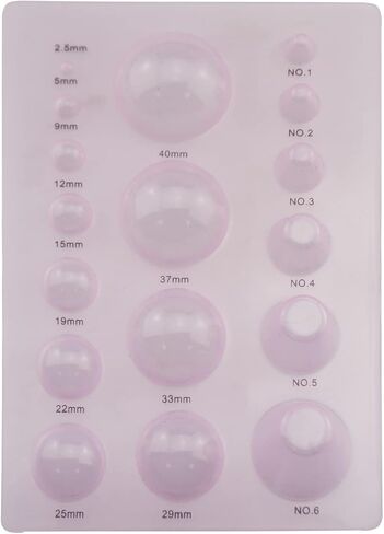 3-Row Paper Quilling Tool E-outstanding 2PCS Concave-Convex Spherical Styler 3D Domes Half Ball Mould Plastic Mini Quilling Mold for DIY Paper Craft Tool in Saudi Arabia