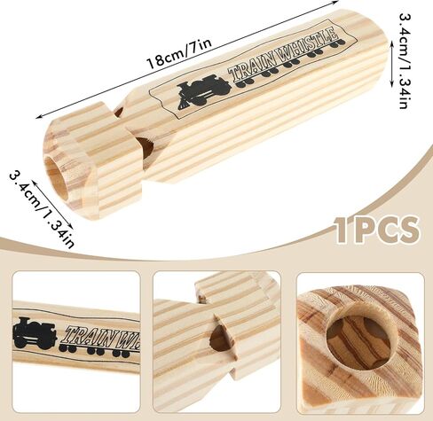 Train Whistle Noisemakers 4 Tone Solid Wooden Train Whistle Noisemakers Train Toy Slide Whistle Noisemakers for Adults Birthday Party Favors Carnival Prize in Saudi Arabia
