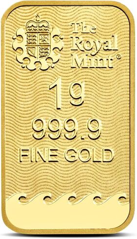 1 Gram British Gold Britannia Bar (New w/Assay) allows display in gift pouch in Saudi Arabia