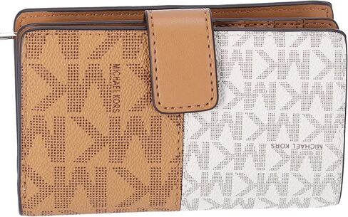 Michael Kors Jet Set Travel Medium Bifold Card Wallet Deer Multi MK in Kuwait