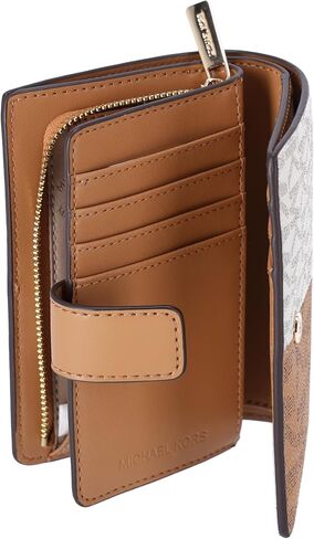 Michael Kors Jet Set Travel Medium Bifold Card Wallet Deer Multi MK in Kuwait
