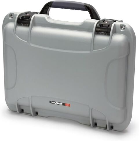 Nanuk 923-1001 Waterproof Hard Case with Foam Insert and Incorporated TSA Approved Travel Lock Latches - Black, Medium Series in Kuwait