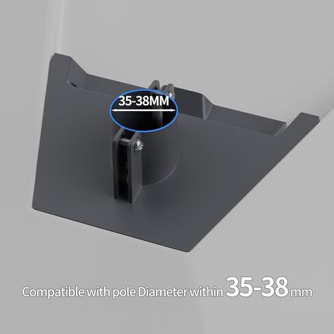 Starlink Gen 3 Pole Mount، محول أنابيب معدنية لـ Starlink Gen3/V3 RV ومجموعة تثبيت السقف لحامل الأطباق القياسي V3 Starlink in Kuwait