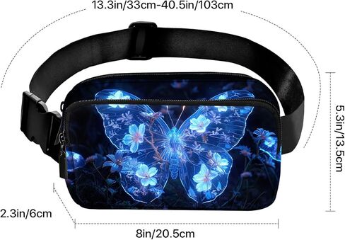 Cat Fanny Pack for Women Belt Bag Casual Waist Bags for Running Workout Hiking Traveling in Saudi Arabia