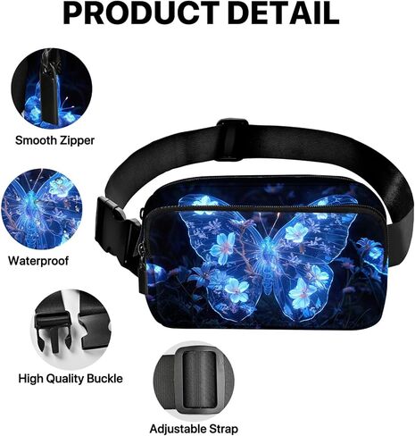 Cat Fanny Pack for Women Belt Bag Casual Waist Bags for Running Workout Hiking Traveling in Saudi Arabia