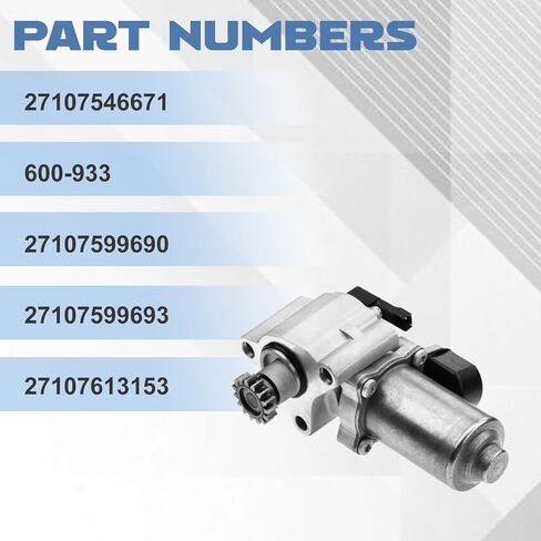 27107599690 Transfer Case Motor Actuato for 325xi 328xi 330xi 335xi 525xi E60 E90 3.0L Replaces 27107546671, 600-933, 27107599693, 27107613153 in Saudi Arabia