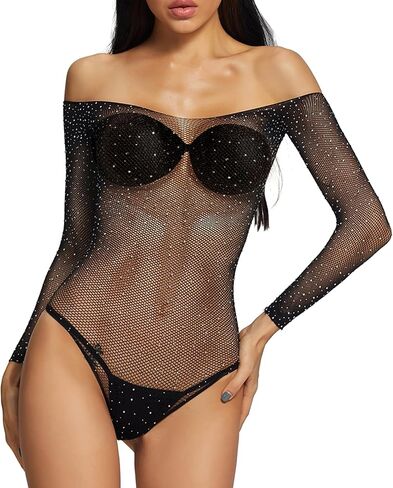 Sexy Lingerie for Women Naughty Fishnet Lingerie Set Bodysuit Outfits Teddy Erotic Sheer Mesh Lingerie in Saudi Arabia