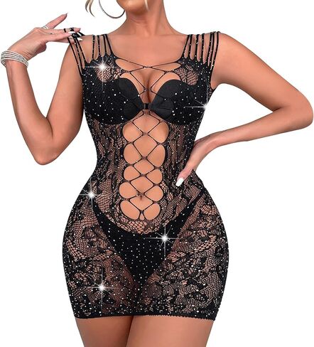 Sexy Lingerie for Women Naughty Fishnet Lingerie Set Bodysuit Outfits Teddy Erotic Sheer Mesh Lingerie in Saudi Arabia