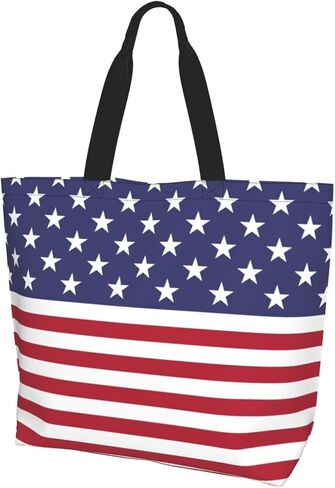 ASYG Cute Flag Tote Bag for Women and Men Reusable Shoulder Bags for Gym, Shopping, Beach,Travel in Saudi Arabia