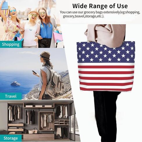 ASYG Cute Flag Tote Bag for Women and Men Reusable Shoulder Bags for Gym, Shopping, Beach,Travel in Saudi Arabia