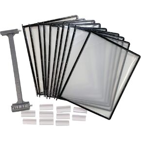 وظيفة إضافية لمنظم مرجعي للمكتب مكونة من 10 جيوب من Ultimate Office AdjustaView مع جيوب سهلة التحميل (وحدة إضافية فقط)، جيوب سوداء in Kuwait