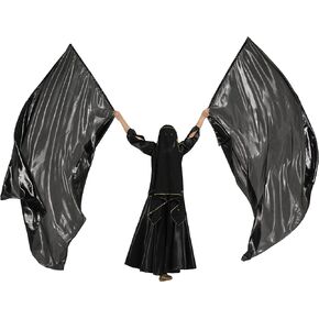 MUNAFIE Worship Flags for Dance Praise Church Flags for Worship Banderas de Danza Gold