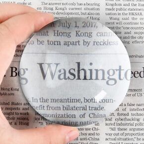 Dandelion 6X Dome/Paperweight Magnifier w/Pouch Table Magnifying