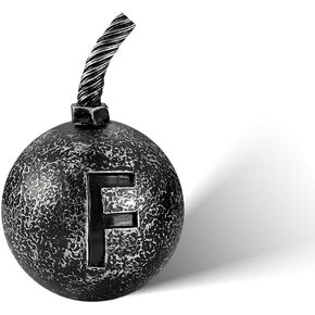 Initial Bomb Paperweight Humor Decor with Ball Paperweight Functional and Stylish Office Paperweight Gift for Office Co-Worker Boss,Student with Letter Paperweight Desk Decor in Saudi Arabia