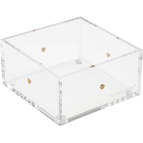russell+hazel Acrylic Collator and Bookend, Clear, 5" x 8" x 2.5"