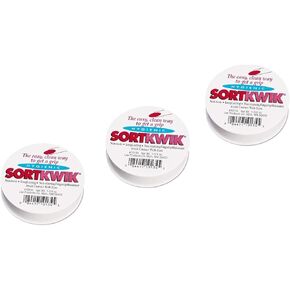 Lee Sortkwik Fingertip Moisteners, 1 3/4 oz, Pink, 3 Pack (10134)