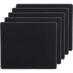 SaiTech IT 10 Pack 2mm Mouse Pad with Stitched Edges Non-Slip Rubber Base, Premium-Textured and Waterproof Mousepads Bulk, Mouse Pad for Computers, Laptop, Office & Home, 8.66 x 7.1 inch