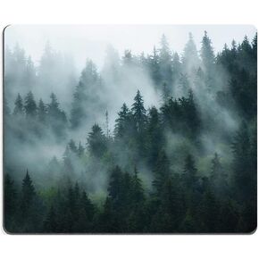 Mountains Mouse Pad, Landscape Mouse Pad, Mouse Mat Square Waterproof Mouse Pad Non Slip Rubber Base MousePads for Office Laptop, 9.5"x7.9"x0.12" Inch