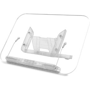 حامل كتب أكريليك viozon للقراءة، حامل كتب الطبخ، زاوية 13 مستوى قابلة للتعديل، قابلة للطي والمحمولة، خفيفة الوزن للمكتب، المطبخ، الكتب المدرسية، الوصفة، المجلة، الكمبيوتر اللوحي، الكمبيوتر المحمول in Kuwait