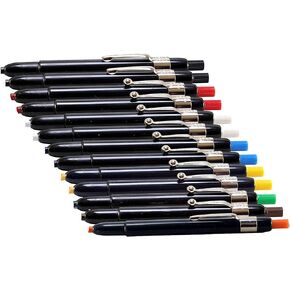 Listo 1620 Marking Pencils, Box of 12, Grease Pencils / China Marking Pencils / Wax Pencils (Colors: Assorted Colors)