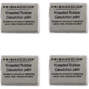 Prismacolor Premier Kneaded Rubber Eraser, Large, 4 PACK