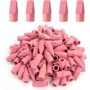 Sooez 120 Pack Pencil Top Erasers Cap Pencil Eraser Toppers Eraser Studying Supplies for Teachers Pencil Erasers, 7 Colors