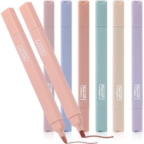 12Pcs Aesthetic Cute Highlighters Bible Pastel Highlighters and Pens no bleed Assorted Colors Highlighters for School Supplies and Office Journal DIY Home