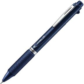 Pentel Multi-Pen Energel, Needle Ballpoint Pen Ink + 0.5mm Mechanical Pencil, Red/Black (XBLW355A)