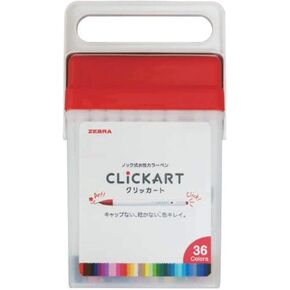 Clickart Zebra New Package 36 Colors Set WYSS22-36C-N