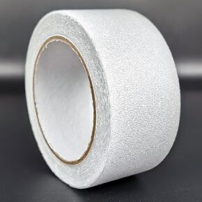 Anti-Slip Tape, 4 Inch by 16 Feet, Waterproof, Strong Adhesive, Transparent, Comfortable for Bare Feet, Non-Slip Traction Grip Tape to Tubs, Boats, Stairs, Soft, Clear, 4'' x 16'