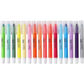 Mr. Pen No Bleed Gel Highlighter, Bible Highlighters, Assorted Colors, Pack of 8, Fluorescent Gel Highlighters