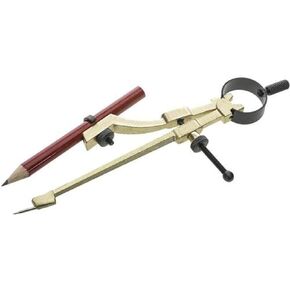 General Tools 842 Precision Pencil Compass, includes pencil , Yellow, 1 Count (Pack of 1)