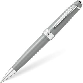 Cross Bailey Light Polished Resin Refillable Ballpoint Pen, Medium Ballpen, Includes Premium Gift Box - Glossy Grey