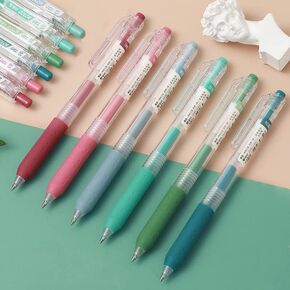 Retro Journal Planner Pens Colorful 0.5mm Markers Fine Tip Drawing Pens Porous Fineliner Pen for Bullet Journaling Writing Note Taking Coloring Art Office School Supplies (8 retro colors)