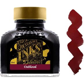 Diamine Fountain Pen Ink, 80 ml Bottle, Oxblood