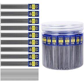 Morepack 840 Pieces Lead Refills,0.7 mm HB,Break Resistant Mechanical Pencil Refills,70 Tubes (840 Pieces)