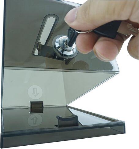 SHEMEI Donation Ballot Box with Lock - Secure Suggestion Box Perfect for Business Cards in Saudi Arabia