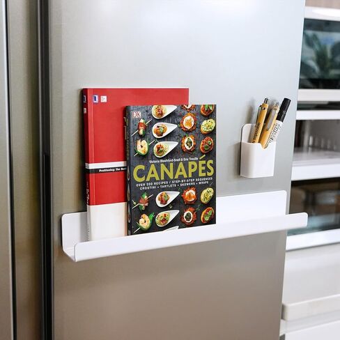 قطعتان من رف الكتب المغناطيسي للسبورة البيضاء، رف كتب مغناطيسي قابل لإعادة الاستخدام، حامل رف كتب مغناطيسي من الأكريليك مع قطعتين من حاوية القلم، رف عرض الكتب لمدرس الأطفال في الفصل الدراسي in Kuwait