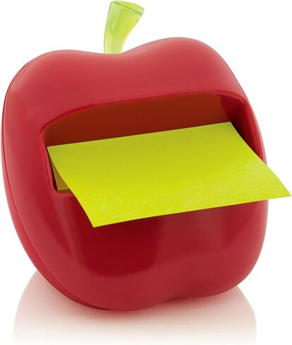 موزع ملاحظات منبثق من Post-it، وموزع على شكل تفاحة، وملاحظات منبثقة فائقة الالتصاق من Post-it، مقاس 3×3 بوصة، وسادة/عبوة واحدة (APL-330) in Kuwait